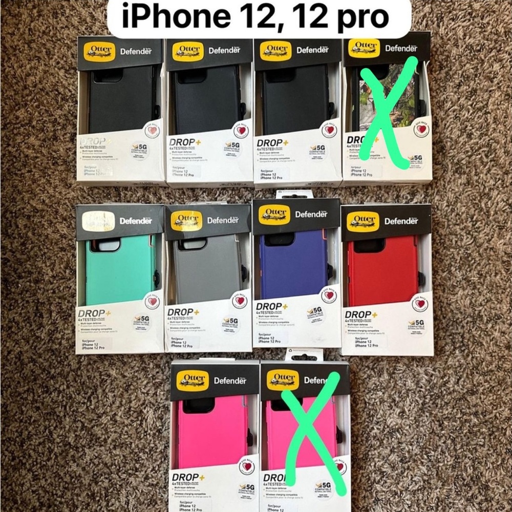 iPhone 12, 12 pro - Otterbox defender phone case